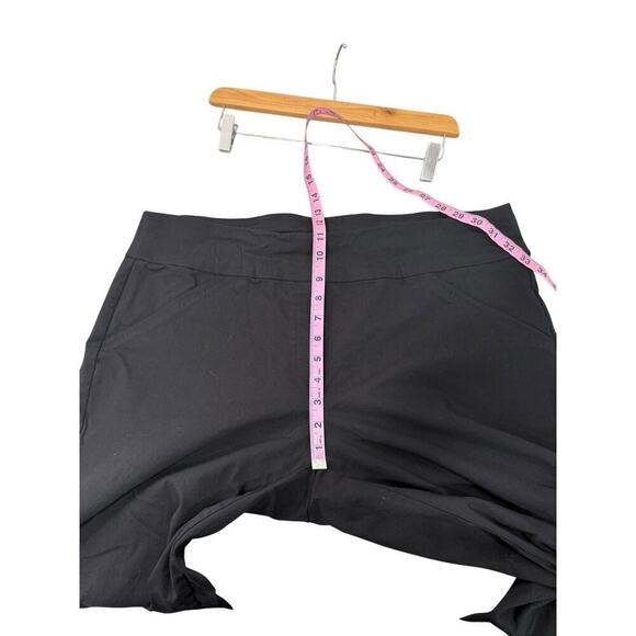 Alfred Dunner Black Stretch Pull On Dress Pants Capris Crop Womens Plus Size 18W - Picture 5 of 6